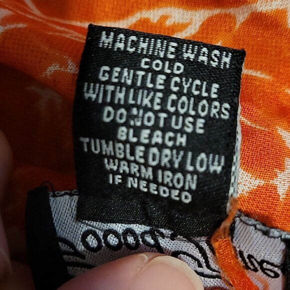 Good Times woman's orange caftan - Picture 10 of 10